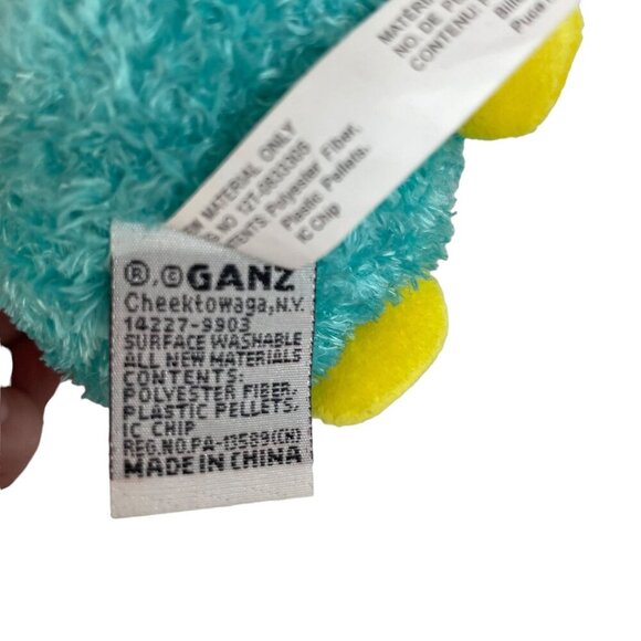 Ganz Hairbrains Lemo Plush Toy 6" Colorful Fuzzy Stuffed Animal - Picture 7 of 9